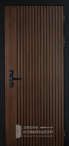 Входная дверь с зеркалом в полный рост №38 - наружная сторона