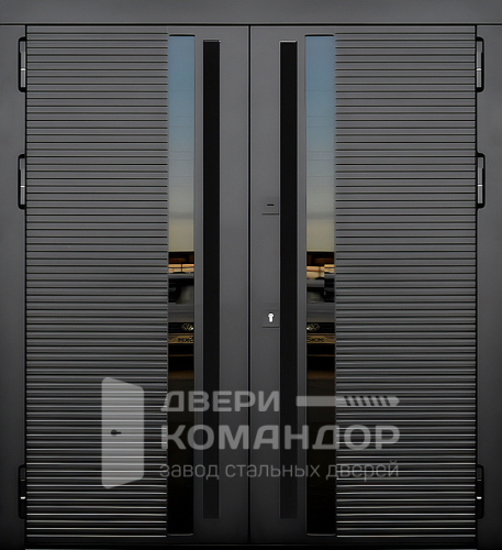 Входная дверь из двух полотен №37