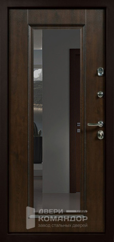 Зеркальная входная дверь в квартиру №8 - внутренняя сторона