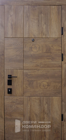 Металлическая дверь в деревянный дом №118 - наружная сторона