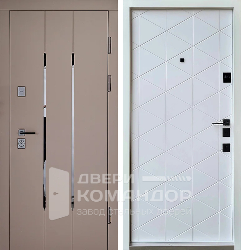 Стальная дверь с отделкой МДФ №125