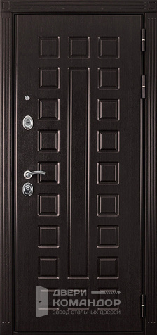 Дверь с терморазрывом и зеркалом №45 размером 860x2050 мм - наружная сторона