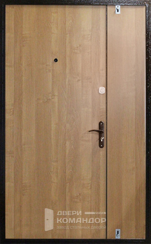 Дверь двустворчатая входная металлическая №7 - внутренняя сторона