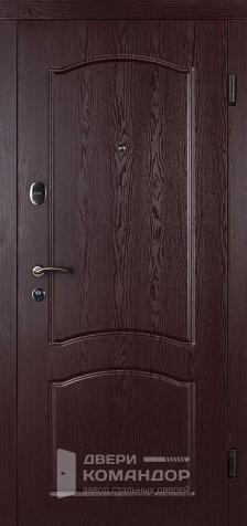 Уличная металлическая дверь внутреннего открывания №53 - наружная сторона