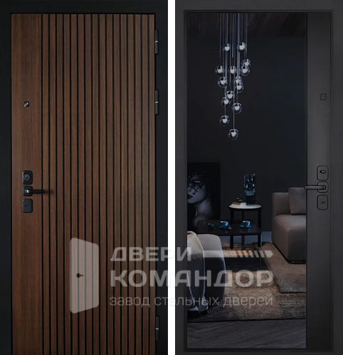 Входная дверь с зеркалом в полный рост №38