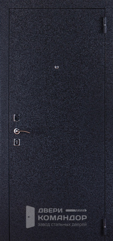 Дверь входная металлическая графит №15 размером 860x2050 мм - наружная сторона