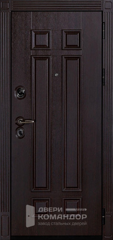 Дверь шумоизоляционная входная №68 размером 860x2050 мм - наружная сторона