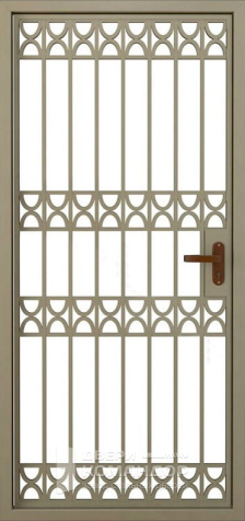 Дверь решетчатая усиленная №12 - внутренняя сторона