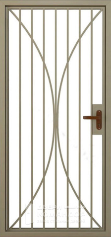 Металлическая решетчатая дверь в тамбур №5 - внутренняя сторона