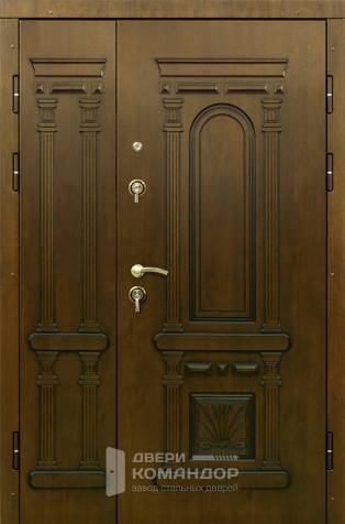 Двойная металлическая дверь №41 - наружная сторона