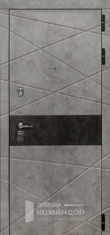 Входная дверь с тепловым разрывом №53 размером 860x2050 мм - наружная сторона