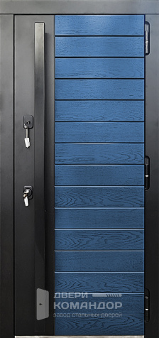 Металлическая дверь с терморазрывом для дачи №65 - наружная сторона