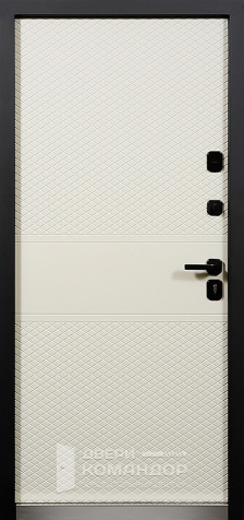 Входная дверь зеленого цвета №114 - внутренняя сторона