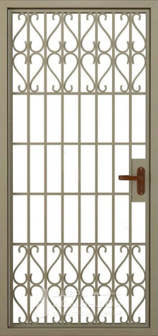 Дверь решетка металлическая в тамбур №7 - внутренняя сторона