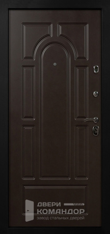 Термостойкая дверь входная металлическая уличная №28 размером 860x2050 мм - внутренняя сторона