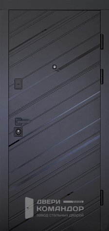 Входная дверь для частного дома утепленная №123 - наружная сторона