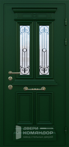 Английская дверь в дом №24 размером 860x2050 мм - наружная сторона