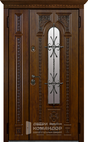 Дверь металлическая двухстворчатая №19 - наружная сторона