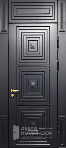 Входная дверь с фрамугой в квартиру №74