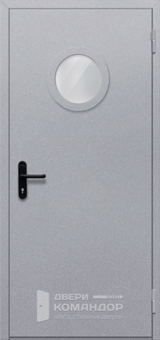 Дверь противопожарная однопольная с иллюминатором EI 60 №4 - наружная сторона