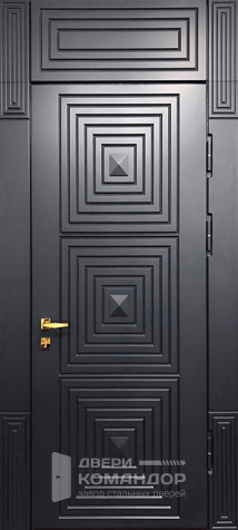 Входная дверь с фрамугой в квартиру №74 - наружная сторона