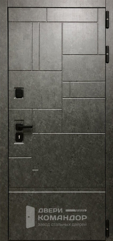 Дверь зимняя с терморазрывом №49 размером 860x2050 мм - наружная сторона