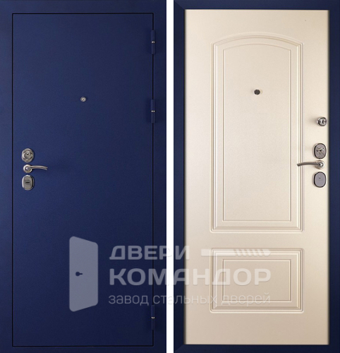 Дверь металлическая входная синяя №41