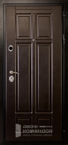 Входная деревянная дверь для бани уличная №76 размером 860x2050 мм - наружная сторона