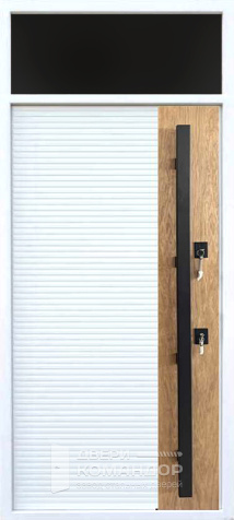 Дверь фрамугой стеклом №8 - внутренняя сторона