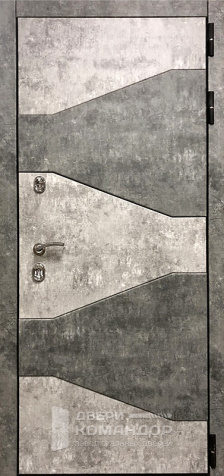 Дверь наружная металлическая утепленная для дома №56 - наружная сторона