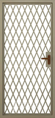 Входная решетчатая дверь №11 - внутренняя сторона