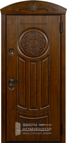 Арочная металлическая дверь №7 - наружная сторона