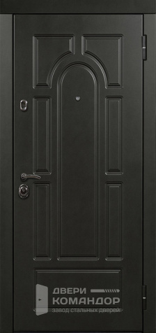 Дверь уличная металлическая утепленная №29 размером 860x2050 мм - наружная сторона