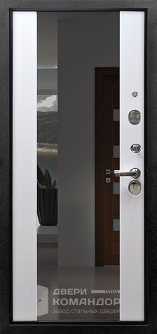 Входная дверь в квартиру с зеркалом №11 - внутренняя сторона