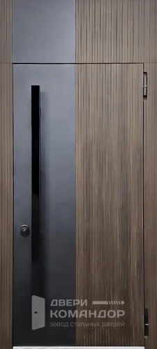 Дверь с фрамугой в современном стиле №46