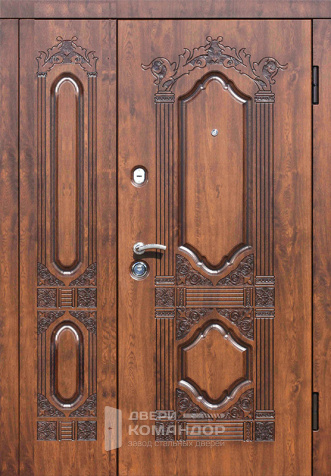 Входная деревянная дверь для частного дома №29 - наружная сторона