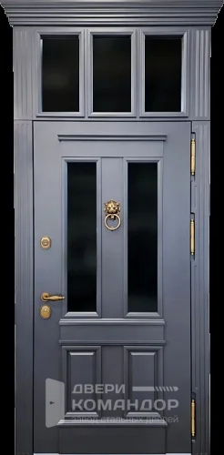 Наружная дверь с МДФ (эмаль) и стучалкой