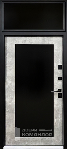 Входная дверь с верхней фрамугой зеркало №24 - внутренняя сторона