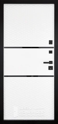 Железная дверь с терморазрывом для частного дома №68 размером 860x2050 мм - внутренняя сторона