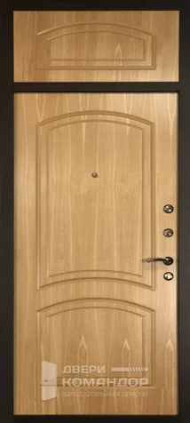 Входная дверь с фрамугой сверху №5 - внутренняя сторона