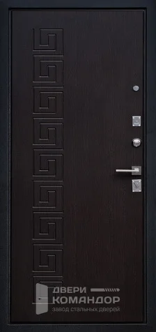 Дверь входная металлическая графит №15 размером 860x2050 мм - внутренняя сторона