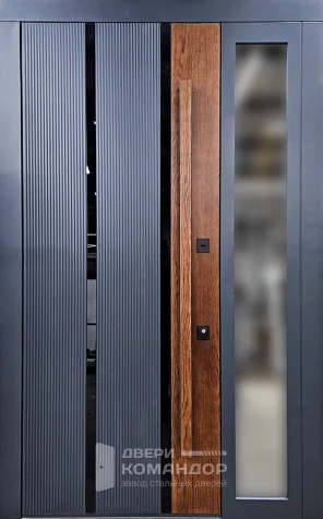 Входная дверь для дома со стеклом №29 - внутренняя сторона