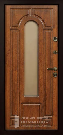 Дверь с терморазрывом со стеклом №5 размером 860x2050 мм - внутренняя сторона