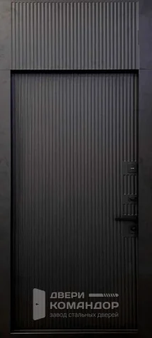 Дверь с фрамугой входная металлическая №14 - внутренняя сторона