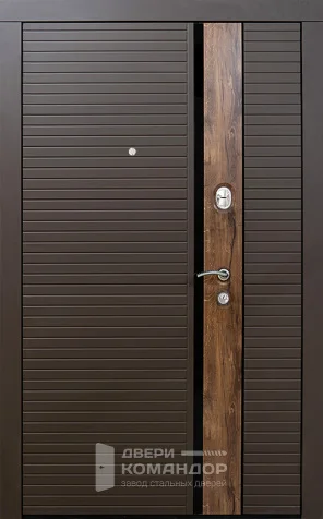 Входная дверь двухстворчатая в частный дом №28 - внутренняя сторона