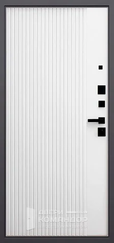 Входная дверь с большой вертикальной штангой во всю высоту №9 - внутренняя сторона