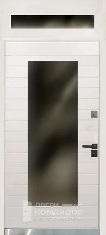 Металлическая дверь с фрамугой №9 - внутренняя сторона