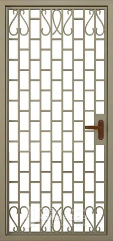 Железная дверь входная решетка №3 - внутренняя сторона