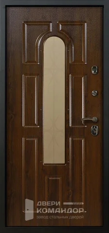 Входная дверь с ковкой №8 размером 860x2050 мм - внутренняя сторона