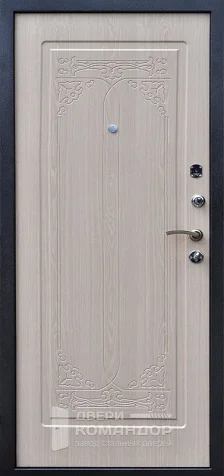Дверь входная серая уличная №93 размером 860x2050 мм - внутренняя сторона